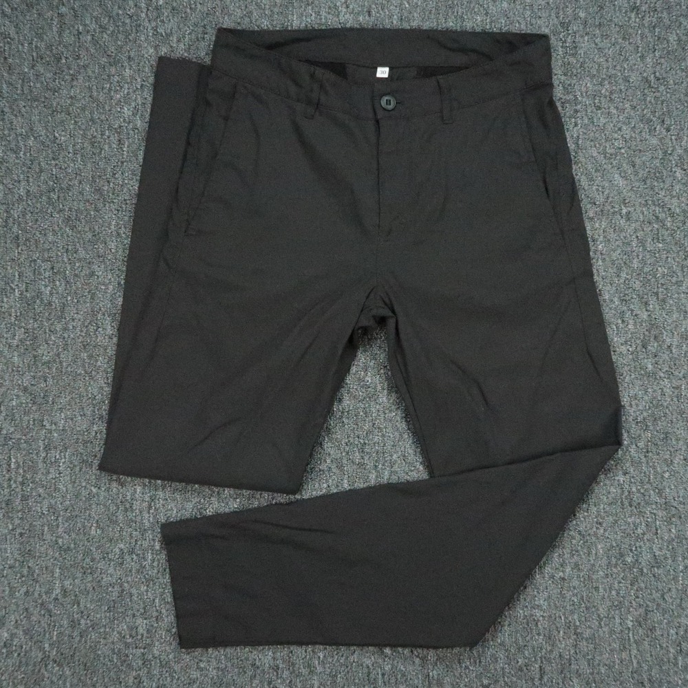 Outlier Pants Mens 30x30 Black Tapered Flat Front Chino Trouser Stretch
